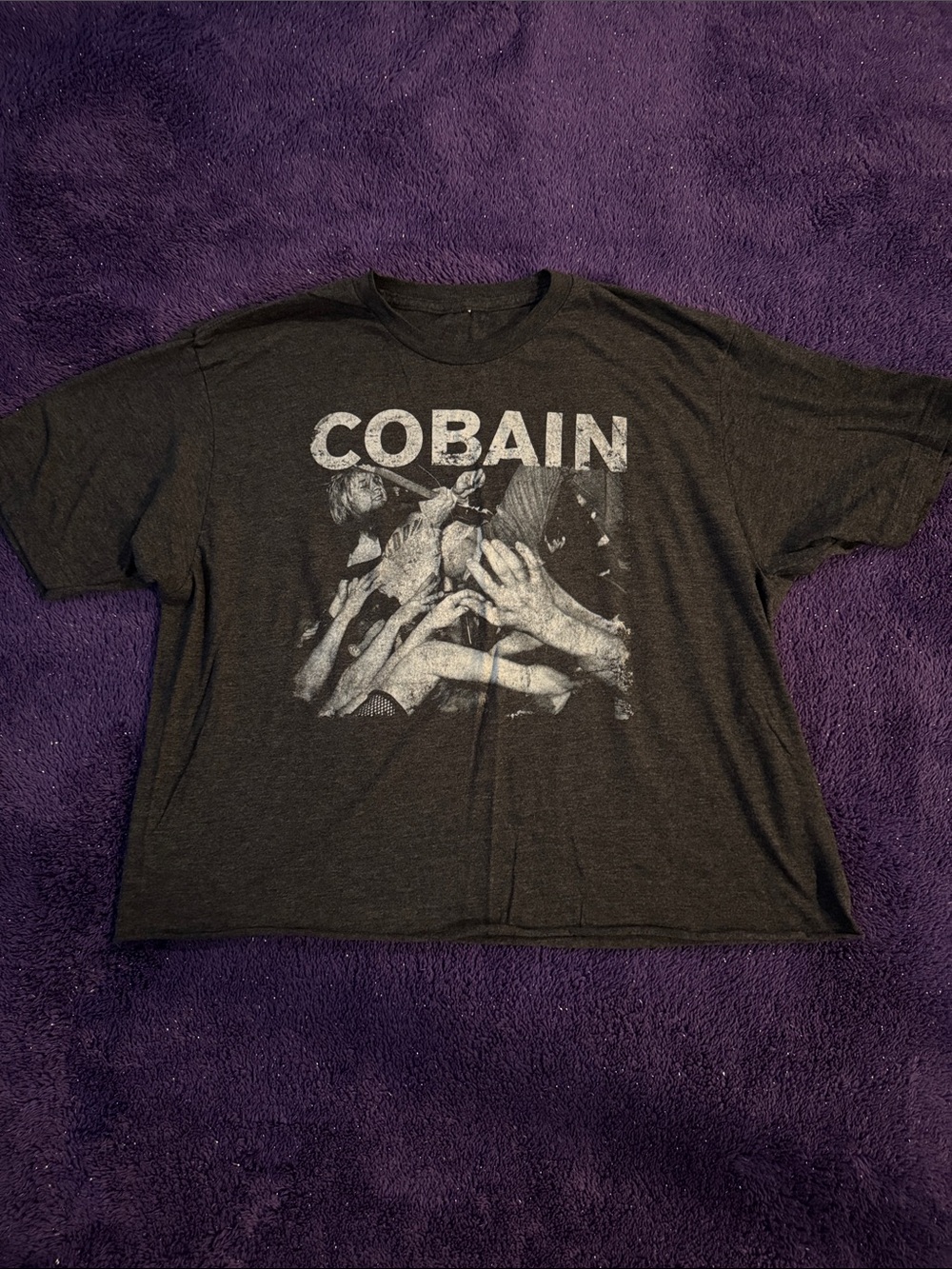 Nirvana Kurt Cobain Cropped T-Shirt